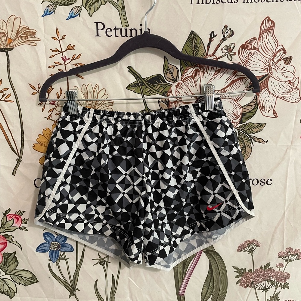 Nike Black and White Athletic Shorts